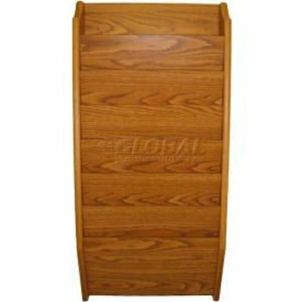 Wooden Mallet Wooden Mallet 7 Pocket Legal Size File Holder, Medium Oak CH17-7MO